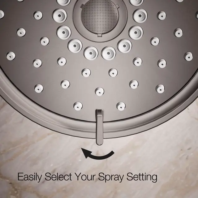Alt view image 6 of 6 - 22170-G-TT Purist® Three-function showerhead, 1.75 gpm, Vibrant Titanium