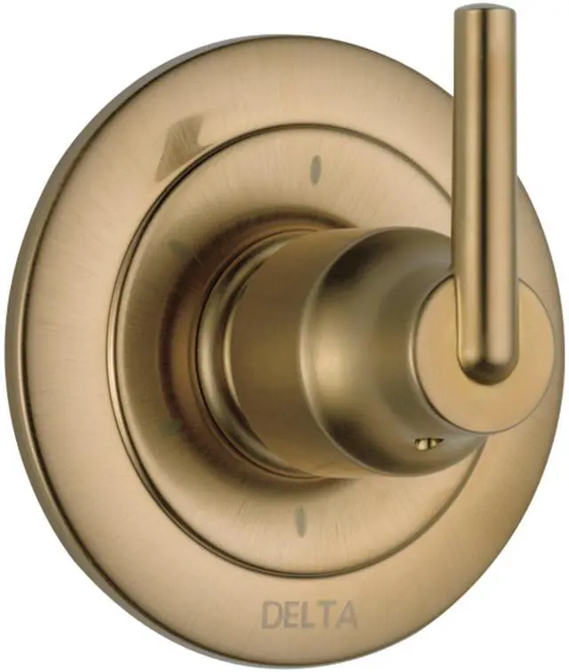 Main image of Faucet Trinsic Gold 6-Setting Diverter Trim Kit, Diverter Valve Kit, Gold Shower Diverter, Champagne Bronze T11959-CZ (Valve Not Included)