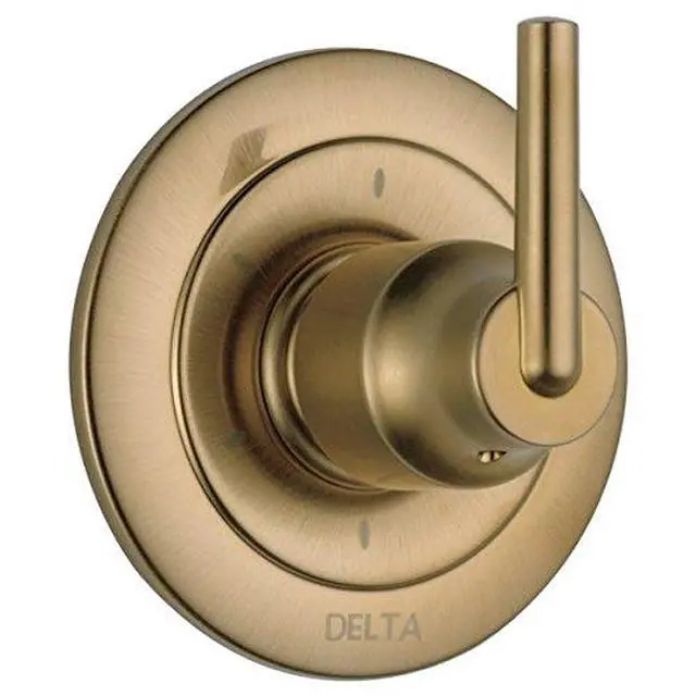 Alt view image 2 of 2 - Faucet Trinsic Gold 6-Setting Diverter Trim Kit, Diverter Valve Kit, Gold Shower Diverter, Champagne Bronze T11959-CZ (Valve Not Included)