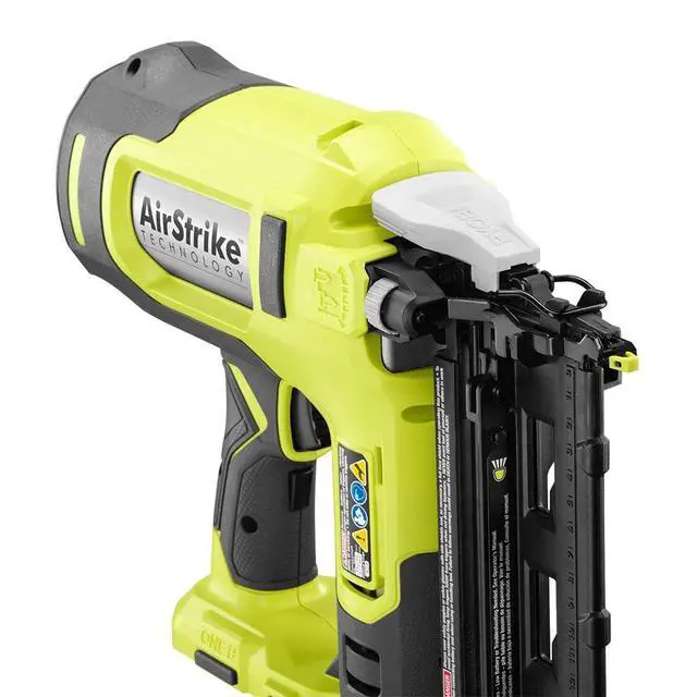 Alt view image 3 of 6 - ONE+ 18V 16-Gauge Cordless AirStrike Finish Nailer (Tool Only), P326, Green | Battery and Charger Sold Separately