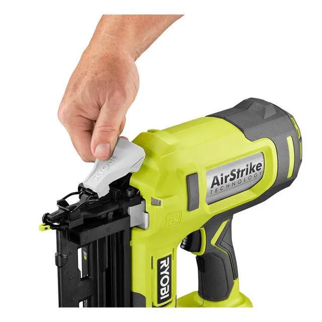 Alt view image 4 of 6 - ONE+ 18V 16-Gauge Cordless AirStrike Finish Nailer (Tool Only), P326, Green | Battery and Charger Sold Separately