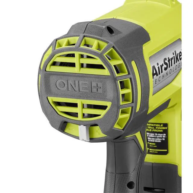 Alt view image 5 of 6 - ONE+ 18V 16-Gauge Cordless AirStrike Finish Nailer (Tool Only), P326, Green | Battery and Charger Sold Separately