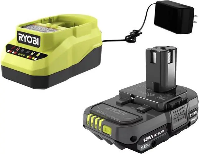 Alt view image 3 of 6 - 18V Hybrid Fan Kit with 2.0Ah Battery, Charger & Light