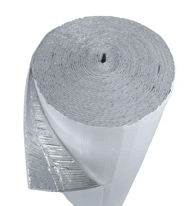 Alt view image 2 of 6 - 48" x 100' White Double Bubble Reflective Foil Insulation Thermal Barrier R8