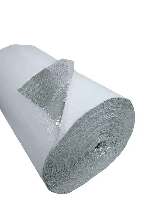 Alt view image 4 of 6 - 48" x 100' White Double Bubble Reflective Foil Insulation Thermal Barrier R8