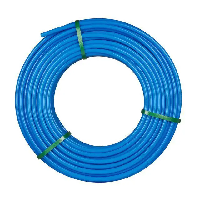 Alt view image 2 of 6 - 1/2-inch Pex-A Pipe & Expansion Fittings, Rings Combo: 1/2-inch 300 ft Roll BLUE, 30 PCS Poly Expansion Fittings: Elbow Tee Couple, 100 PCS Expansion Rings, Pipe Cutter,(XB300)