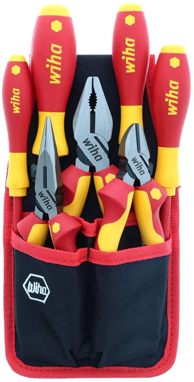 Main image of 32985 7 Piece Insulated Industrial Pliers and Screwdriver Set