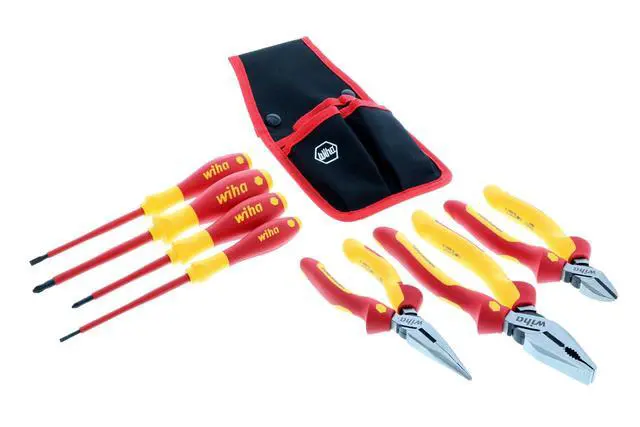Alt view image 2 of 4 - 32985 7 Piece Insulated Industrial Pliers and Screwdriver Set