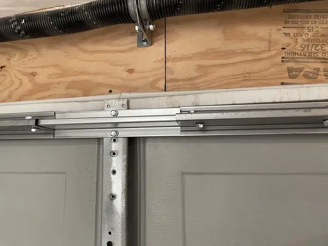Alt view image 6 of 6 - 9 FT Heavy-Duty Steel Garage Door Reinforcement Bracket - Made in the USA - Prevents Bending, Sagging & Cracking