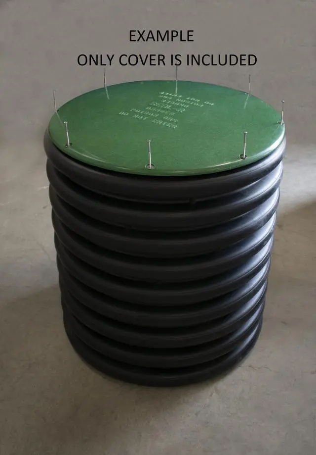 Alt view image 2 of 5 - 36" Septic Tank Cover | Plastic Cover | Septic Tank Riser Cover