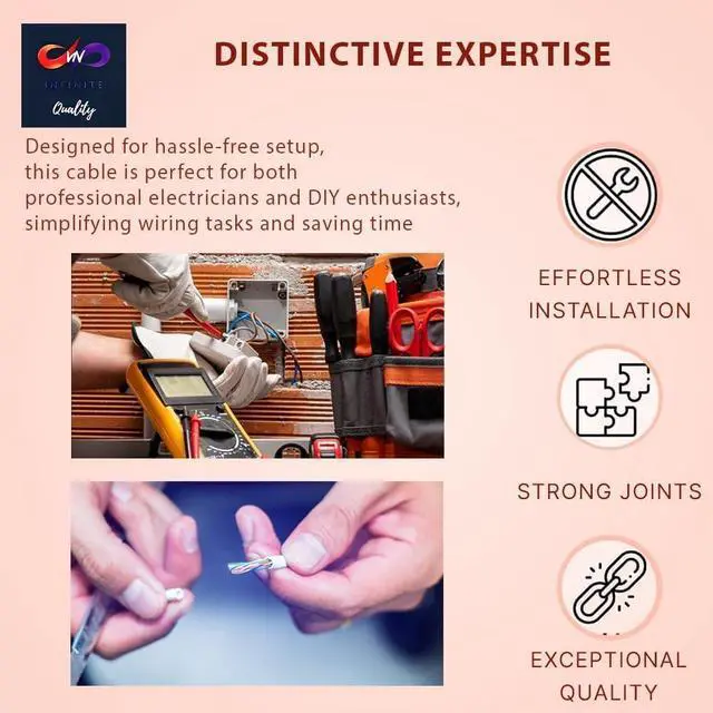 Alt view image 3 of 6 - 8/3 NM-B Non-Metallic Sheathed Cable Stranded Residential Indoor Wire (125Foot)