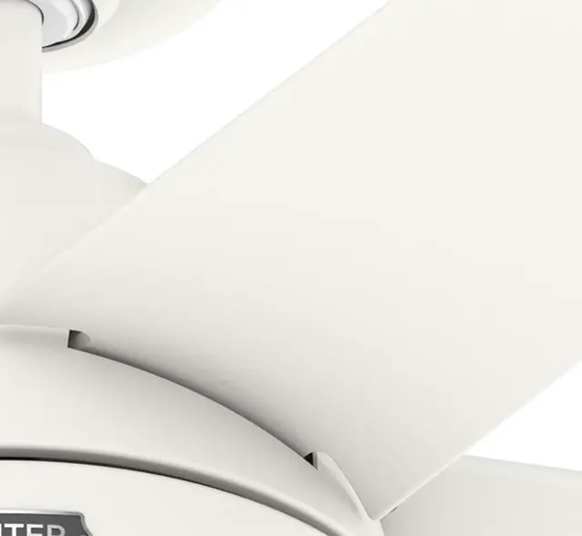 Alt view image 6 of 6 - Skyflow 52 inch Indoor/Outdoor Ceiling Fan with Light and Wall Control, Matte White Ceiling Fan, 3 Speed WhisperWind Motor, 52611, for Coastal Patios, Pergolas, Bedrooms, or Living Rooms