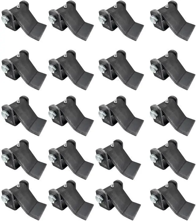 Main image of 20 Pack - Dump Trailer Hinges - Trailer Door Strap - Heavy Duty Truck Hinges Weld On Hinge Steel Weld On Strap Leaf Style - Tailgate Hinge for Door Gate Body with Grease Zerk (20 PCS)