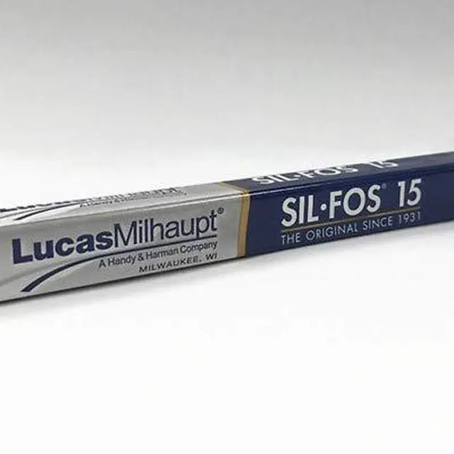 Alt view image 2 of 3 - Milhaupt 95150 Sil-Fos 15 Brazing Alloy 28 Rod Tube