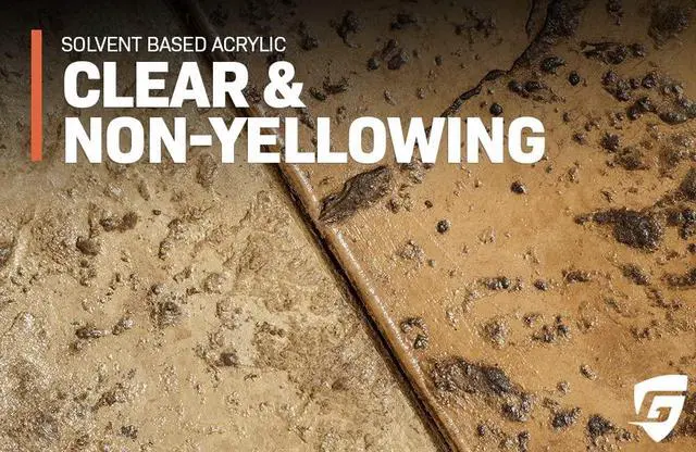 Alt view image 5 of 6 - Cryli-Tek 5505-5 Gallons Solvent Based Acrylic High Gloss Wet Look Water Repellent, Concrete Sealer and Paver Sealer