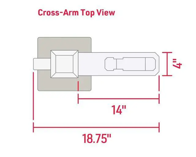 Alt view image 6 of 6 - Premium Mailbox Post Set (Cross-Arm, Classic White)