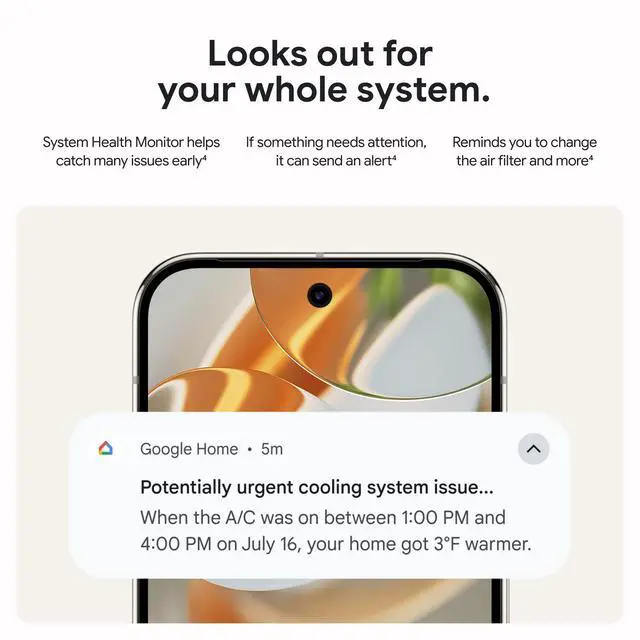Alt view image 6 of 6 - Nest Learning Thermostat (4th gen) + Nest Temperature Sensor (2nd gen) - Obsidian
