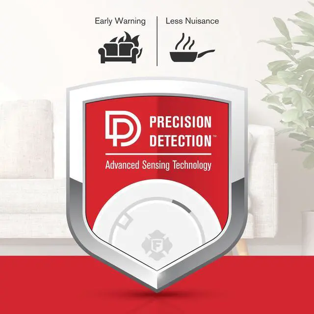Alt view image 5 of 6 - Combination Smoke & Carbon Monoxide Alarm, Battery Operated Detector with Test & Silence Button, SMICO100, 3-Pack