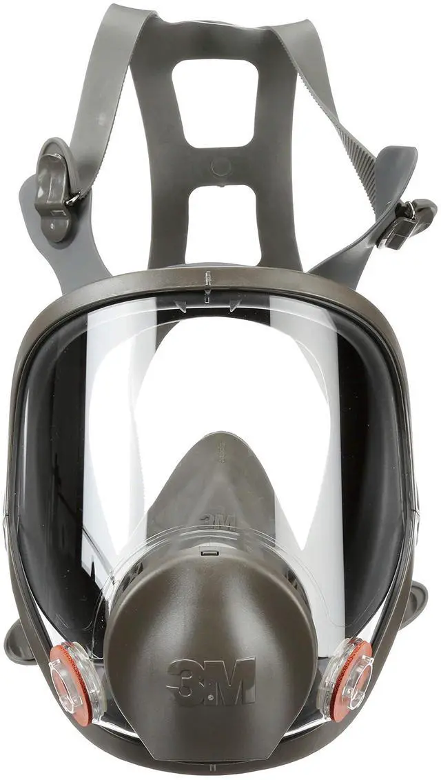 Main image of Full Facepiece Reusable Respirator 6700, NIOSH, Large Lens, ANSI High Impace Eye Protection, Silicone Face Seal, Four-Point Harness, Comfortable Fit, Painting, Dust, Chemicals, Small