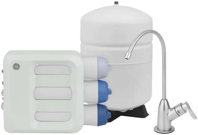 Main image of 3 Sta Reverse Osmosis Under Sink Water Filtration System with Faucet, Reduces Lead, Chlorine, Arsenic & More, Replace Filters (FQ18PN, FQ18MN, FQ18RT) Every 6/12 Months, GXRQ18NBN