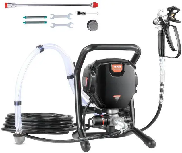 Main image of 750W Stand Airless Paint Sprayer, 3000PSI High Efficiency Electric Airless Sprayer, Fine and Even Painting Effect, Handheld Paint Sprayers for Home Interior and Exterior Furniture and Fences | Fine an