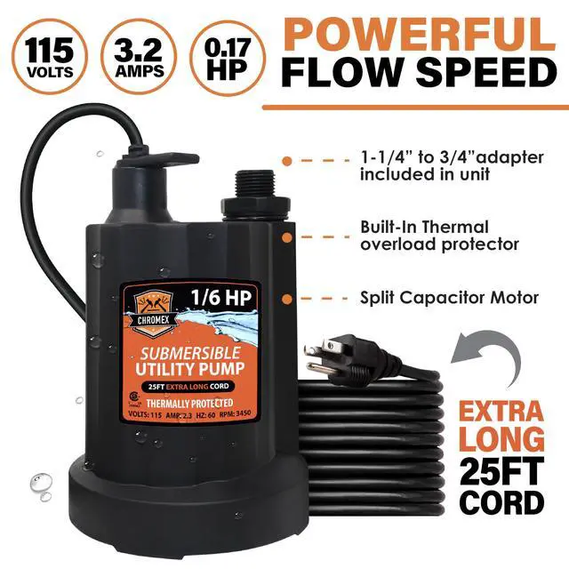 Alt view image 5 of 6 - Tankless Water Heater Flush Kit with NSF Certified Liquid Descaling Solution and 1/6HP Heavy Duty Pump with 25 Ft Extra Long Power Cord