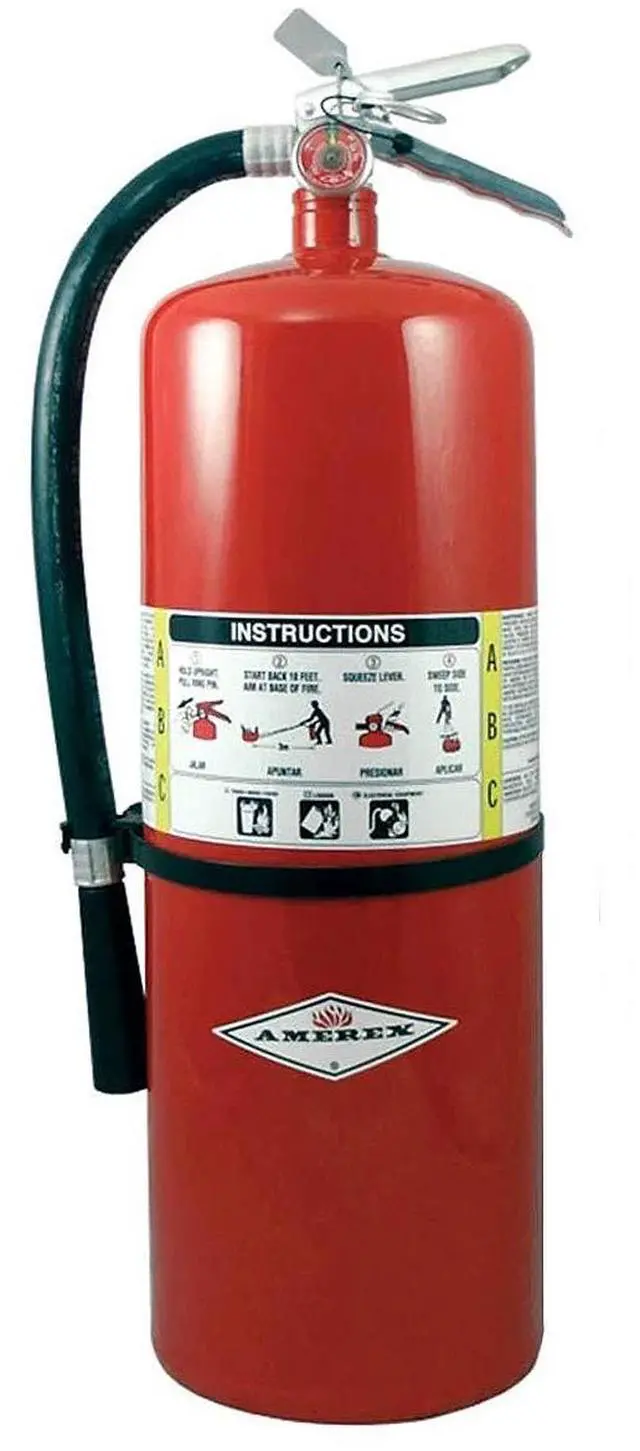 Main image of A411 20 lbs ABC Dry Chemical Fire Extinguisher with Wall Hanger