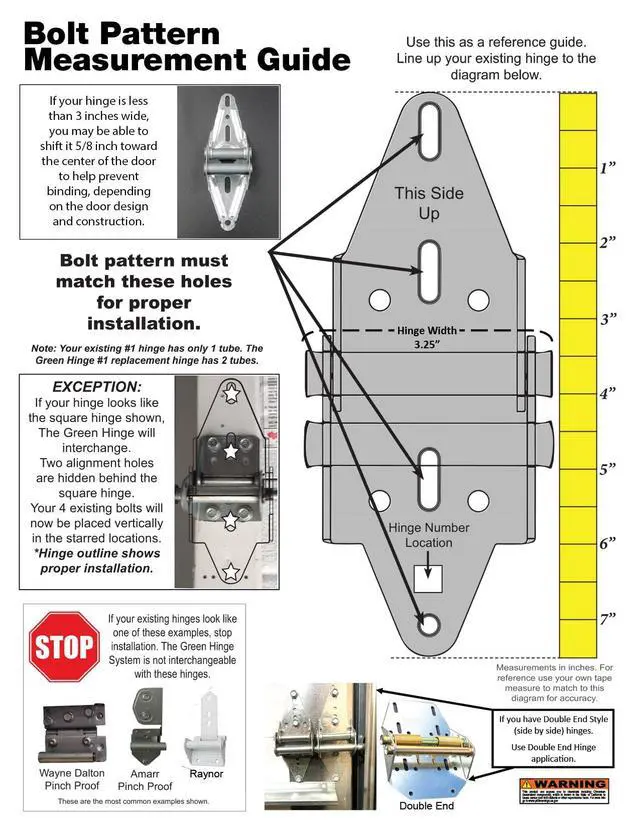 Alt view image 3 of 6 - Energy Saving Garage Door Hinge - 4 Panel Doors Up to 12', MFG# R4416-40
