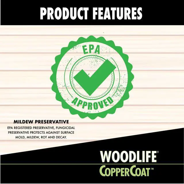 Alt view image 4 of 6 - WOODLIFE 1901A-4PK CopperCoat Green Wood Preservative, 0.88 Gallon, Green, 4 Pack
