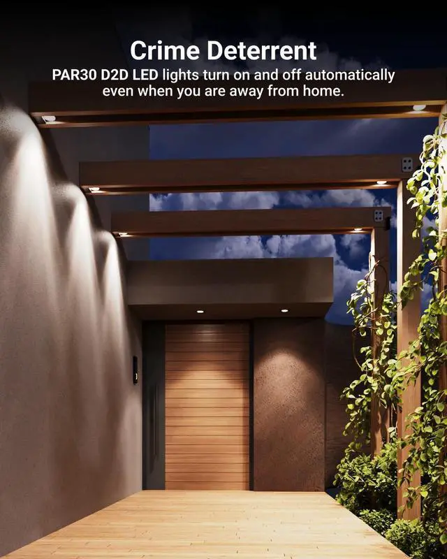 Alt view image 6 of 6 - Sunco 24 Pack LED PAR30 Dusk to Dawn Light Bulb for Outside Porch, Patio, Backyard, 11W=75W, 850 LM, 5000K Daylight, Non-Dimmable, Photocell Sensor, UL