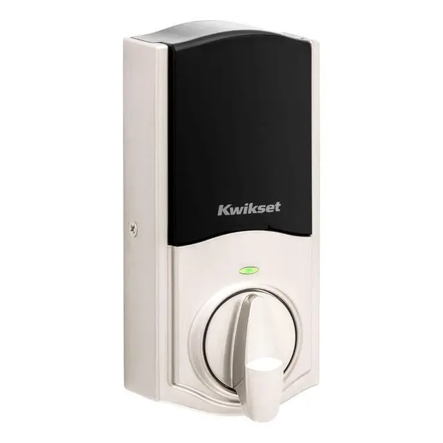 Alt view image 3 of 6 - Home Connect 620 Smart Lock Deadbolt with Z-Wave Technology, Works with Ring Alarm, Samsung Smartthings and More, Z-Wave Hub Required, Traditional Design in Satin Nickel