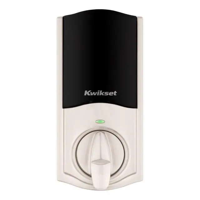 Alt view image 4 of 6 - Home Connect 620 Smart Lock Deadbolt with Z-Wave Technology, Works with Ring Alarm, Samsung Smartthings and More, Z-Wave Hub Required, Traditional Design in Satin Nickel