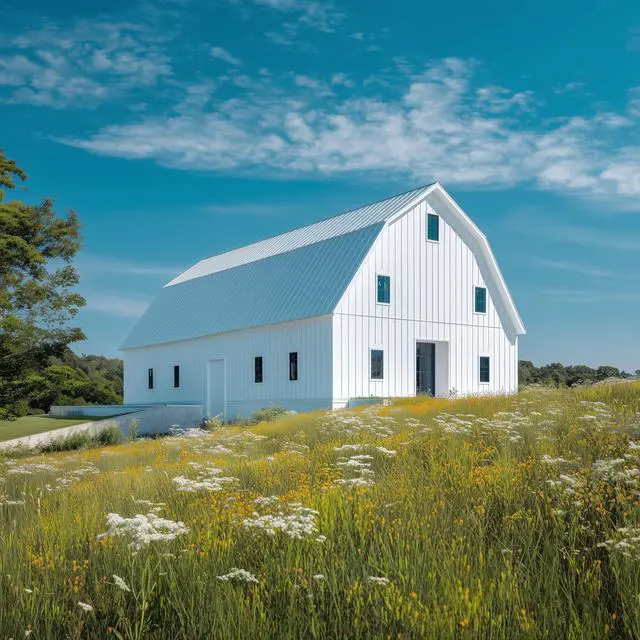 Alt view image 3 of 6 - Barn & Fence Paint, Flat (White), 5 Gallon Durable Scratch-Resistant Wood Coating for Outbuildings & Fences, Fast-Dry Water-Based Formula