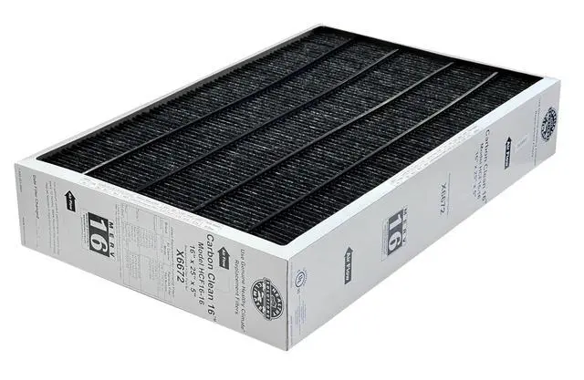 Alt view image 6 of 6 - Healthy Climate X6672 16x25x5 Healthy Climate Carbon-Clean MERV 16 Filter Bundle with Same Day Supply Filter Change Reminder Magnet (2-Pack) 2 Count (Pack of 1)