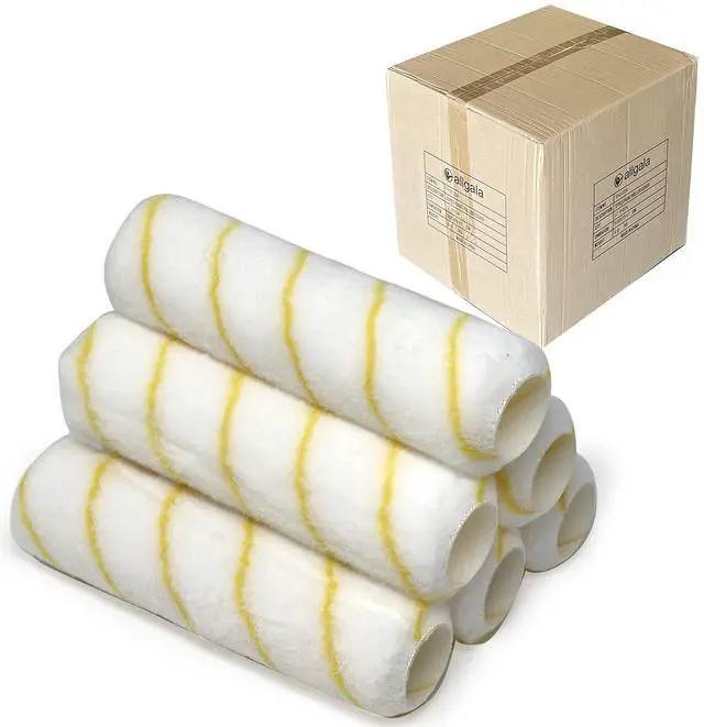 Main image of Paint Roller Covers, 144 Case Pack 9 Inch Shedless Lint Free Painter Roller Covers 1/2 in Roller Naps for Paint Roller Kit for House Painting and Professional Projects