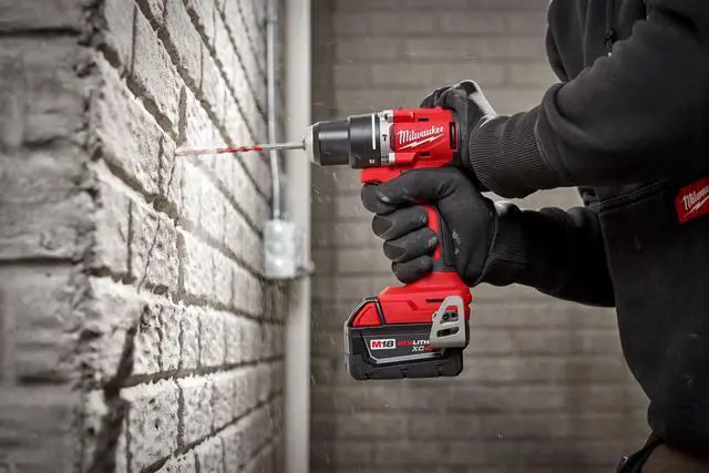 Alt view image 4 of 5 - Electric - M18COMPACT BRUSHLESS 1/2 INCH Hammer Drill/Driver