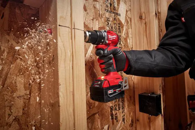Alt view image 5 of 5 - Electric - M18COMPACT BRUSHLESS 1/2 INCH Hammer Drill/Driver