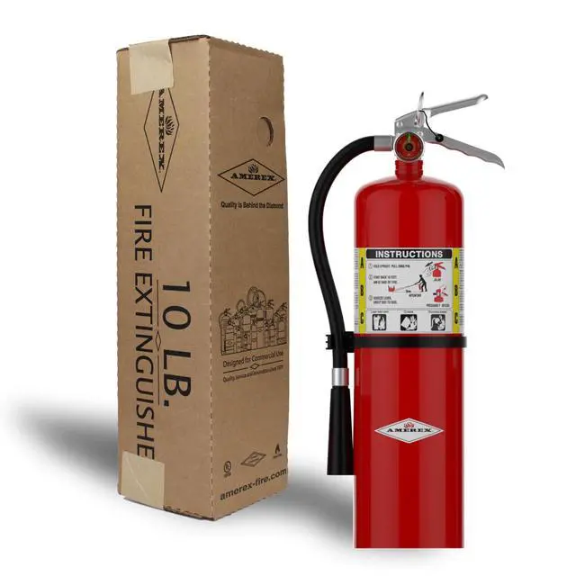 Alt view image 4 of 6 - B456 10 lbs ABC Dry Chemical Fire Extinguisher with Wall Bracket