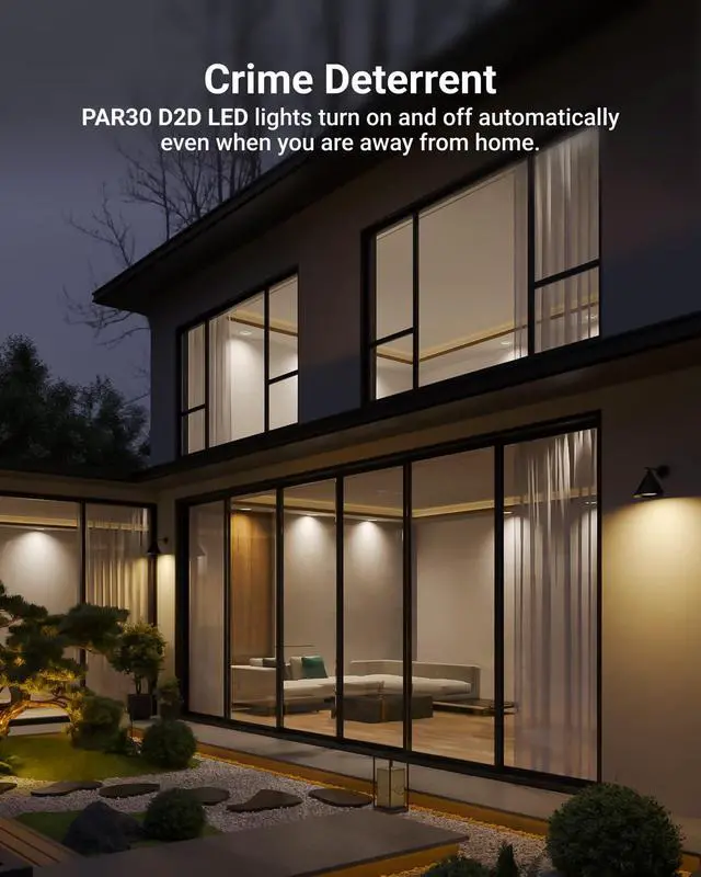 Alt view image 4 of 6 - Sunco 16 Pack LED PAR30 Dusk to Dawn Light Bulb for Outside Porch, Patio, Backyard, 11W=75W, 850 LM, 5000K Daylight, Non-Dimmable, Photocell Sensor, UL