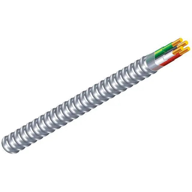 Alt view image 3 of 3 - 68580055 250 ft 12/2 solid CU MC Lite Cable, Aluminum