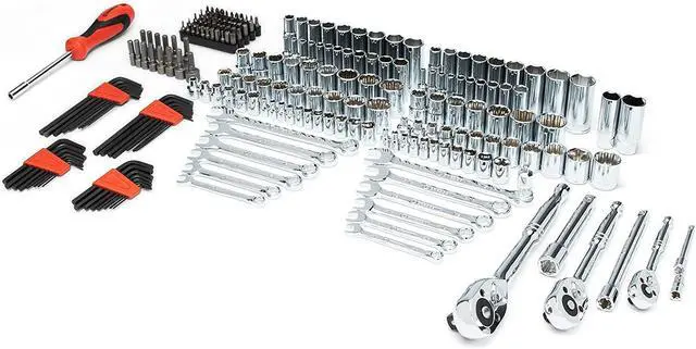 Alt view image 4 of 6 - 229 Piece 1/4", 3/8" & 1/2" Drive Mechanics Hand Tool Set with 3 Drawer Storage Case - CTK229C