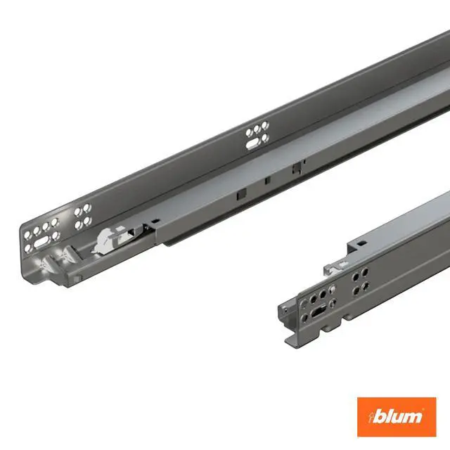 Alt view image 4 of 6 - Tandem Plus OTION Concealed Undermount Drawer Slides (Runners) Kit, 18-Inch, Full Extension, Soft-Close, Steel, 100 lb. Load Capacity for Wood Drawers (2 Kits)