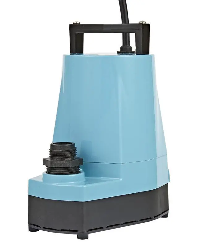 Alt view image 3 of 6 - 5-MSP 115-Volt, 1/6 HP, 1200 GPH Aluminum Manual Utility Pump, 10-Ft. Cord, Blue, 505000