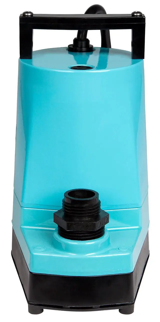 Alt view image 3 of 6 - 5-MSP 115-Volt 1/6 HP, 1200 GPH Manual Aluminum Utility Pump, 25-Ft. Cord, Blue, 505025