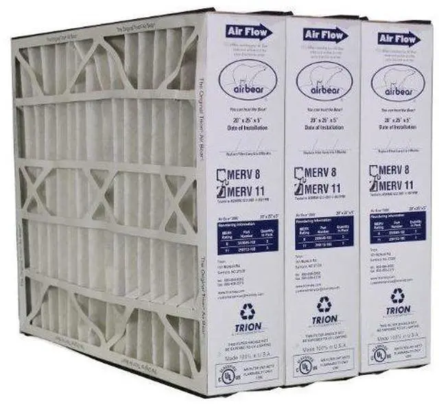 Main image of Air Bear 259112-102 MERV 11 Filters (3-Pk) - 20x25x5 by