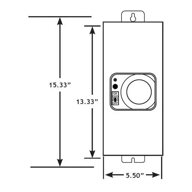 Alt view image 3 of 4 - 150W Slim Line Low age Transformer (12V/15V) with Timer/Photocell for LED Landscape Lighting