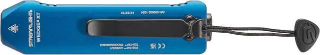 Alt view image 3 of 6 - 88825 Wedge XT 500-Lumen 1,900-Candela Flat Everyday Carry Flashlight, Includes USB-Cable and Pocket Lanyard, Blue C.O.P.S. Edition