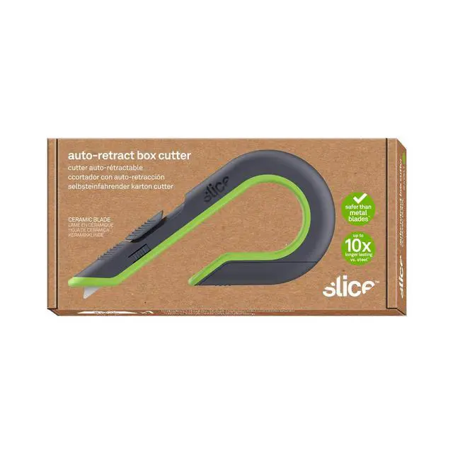 Alt view image 4 of 6 - Auto-Retractable Box Cutter, Heavy Duty Utility Knife, Safe Ceramic Blade Lasting 11x Longer than Metal, 6 Pack