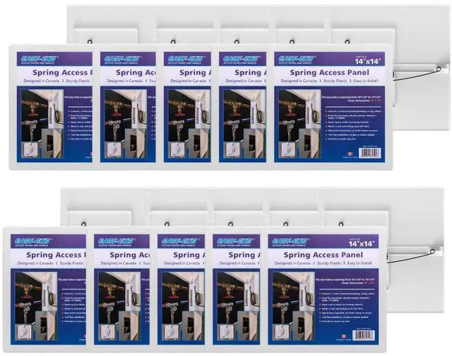Main image of Access Panels Spring-Fit 14"x14" (External 16"x16") Square (SAP1414) for Drywall, celing, Electrical, Plumbing Hole Covers (10pcs Pack)