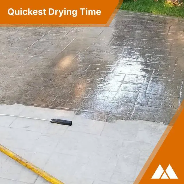 Alt view image 4 of 4 - McKinnon Concrete and Paver Sealer 5 Gallon, Penetrating Semi-Gloss Wet Look Sealer for Brick, Stone, Natural Stone, Outdoor and Indoor Use, UV Resistant